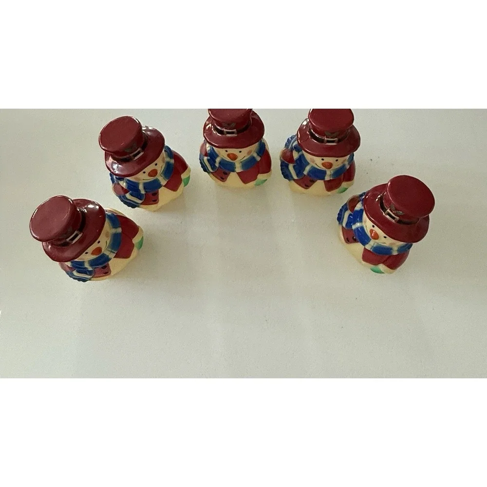 Vintage‎ Snowman Blow Mold 8